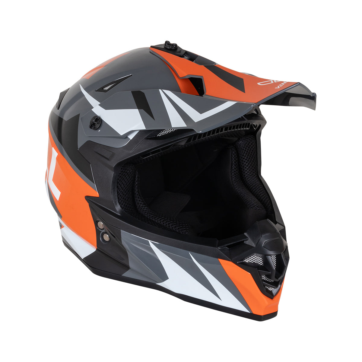 CASCO CROSS INTREPID NEGRO/ANARANJADO L VENDELL 217