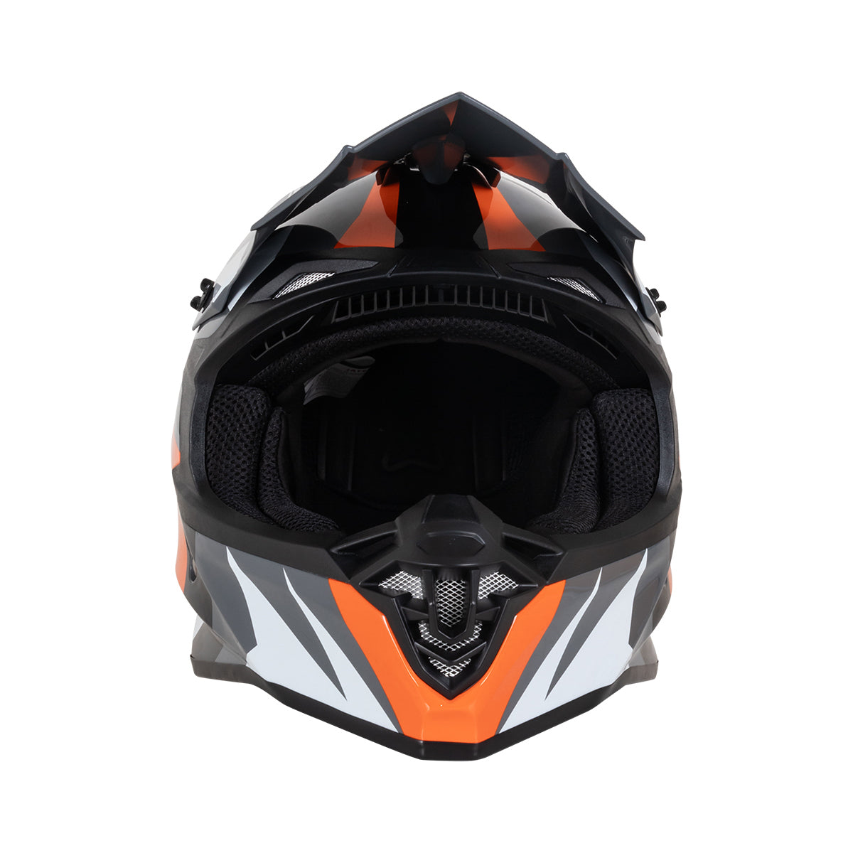 CASCO CROSS INTREPID NEGRO/ANARANJADO L VENDELL 217