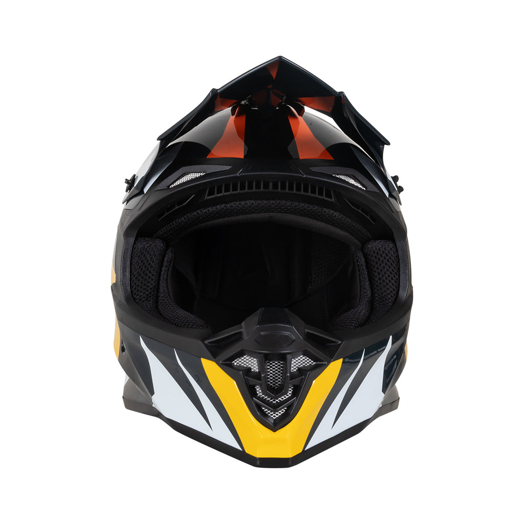 CASCO CROSS INTREPID NEGRO/AMARILLO M VENDELL 217
