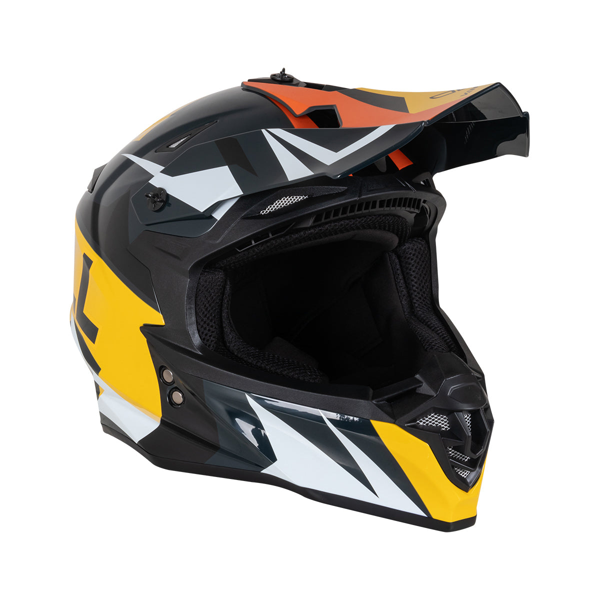 CASCO CROSS INTREPID NEGRO/AMARILLO L VENDELL 217