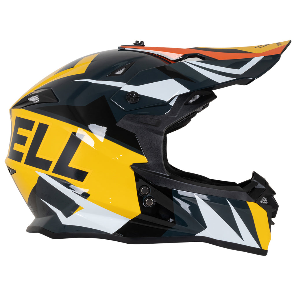 CASCO CROSS INTREPID NEGRO/AMARILLO XL VENDELL 217