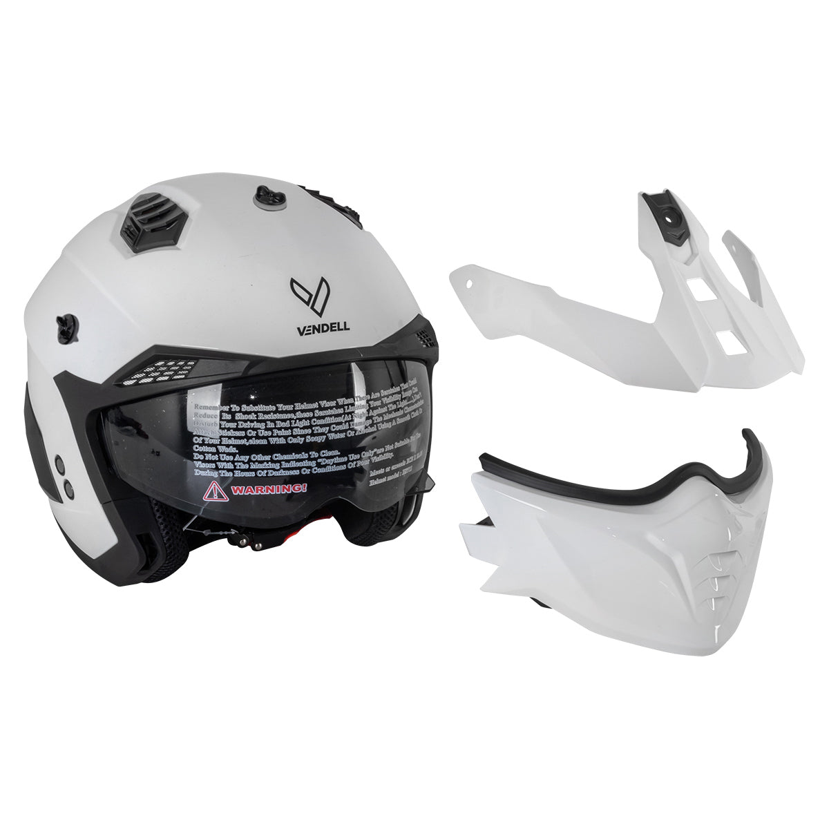 CASCO DESMONTABLE COMBAT BLANCO L VENDELL 711