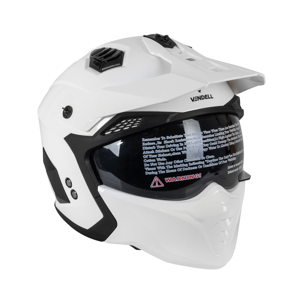 CASCO DESMONTABLE COMBAT BLANCO XXL VENDELL 711