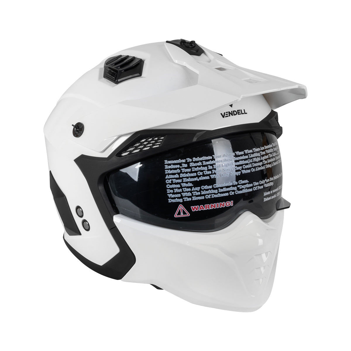 CASCO DESMONTABLE COMBAT BLANCO XXL VENDELL 711