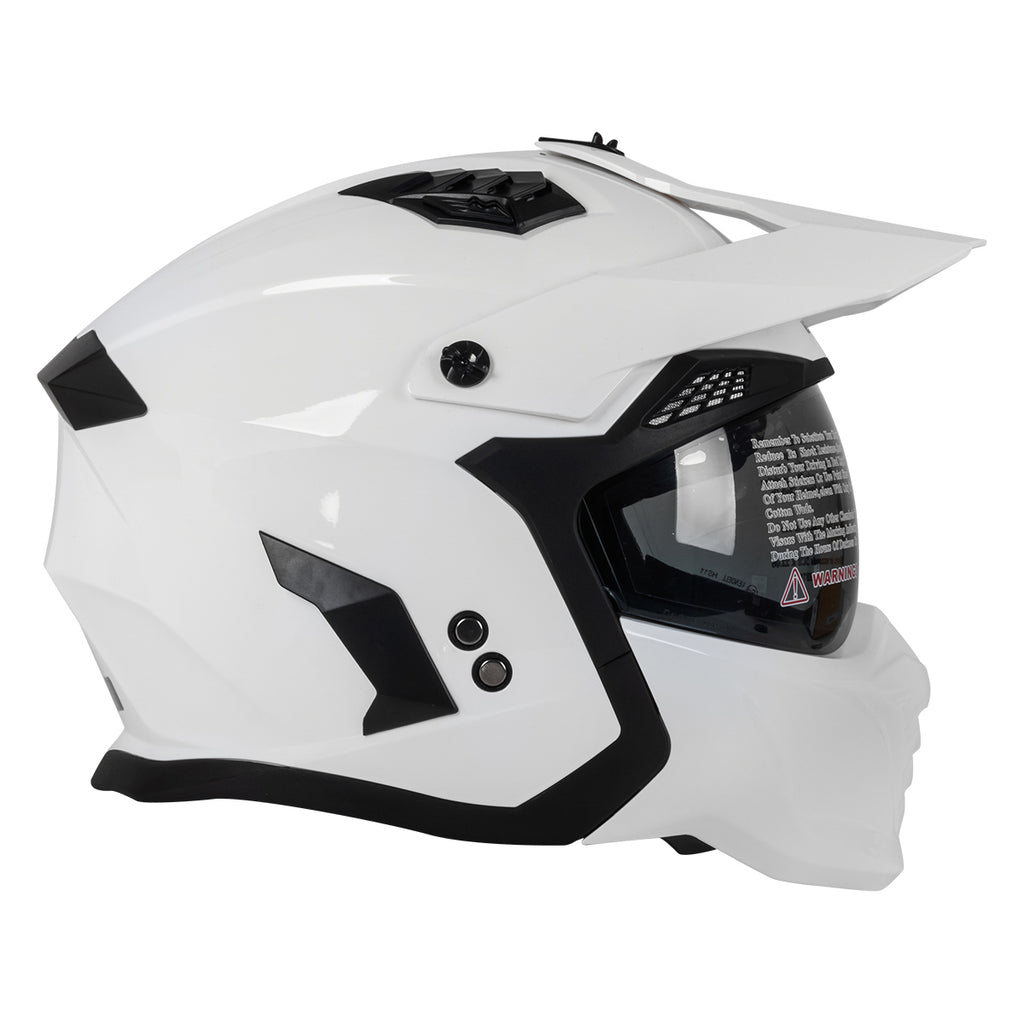 CASCO DESMONTABLE COMBAT BLANCO XXL VENDELL 711