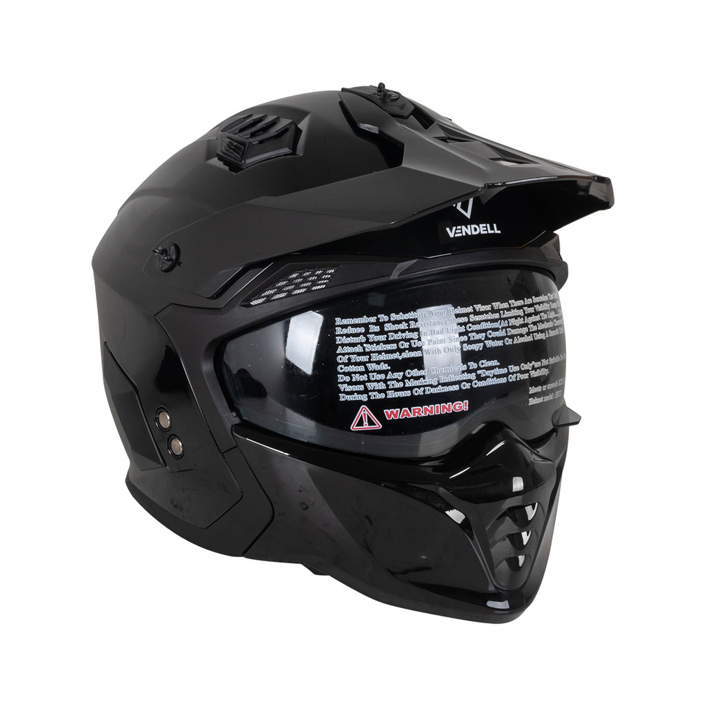 CASCO DESMONTABLE COMBAT NEGRO M VENDELL 711