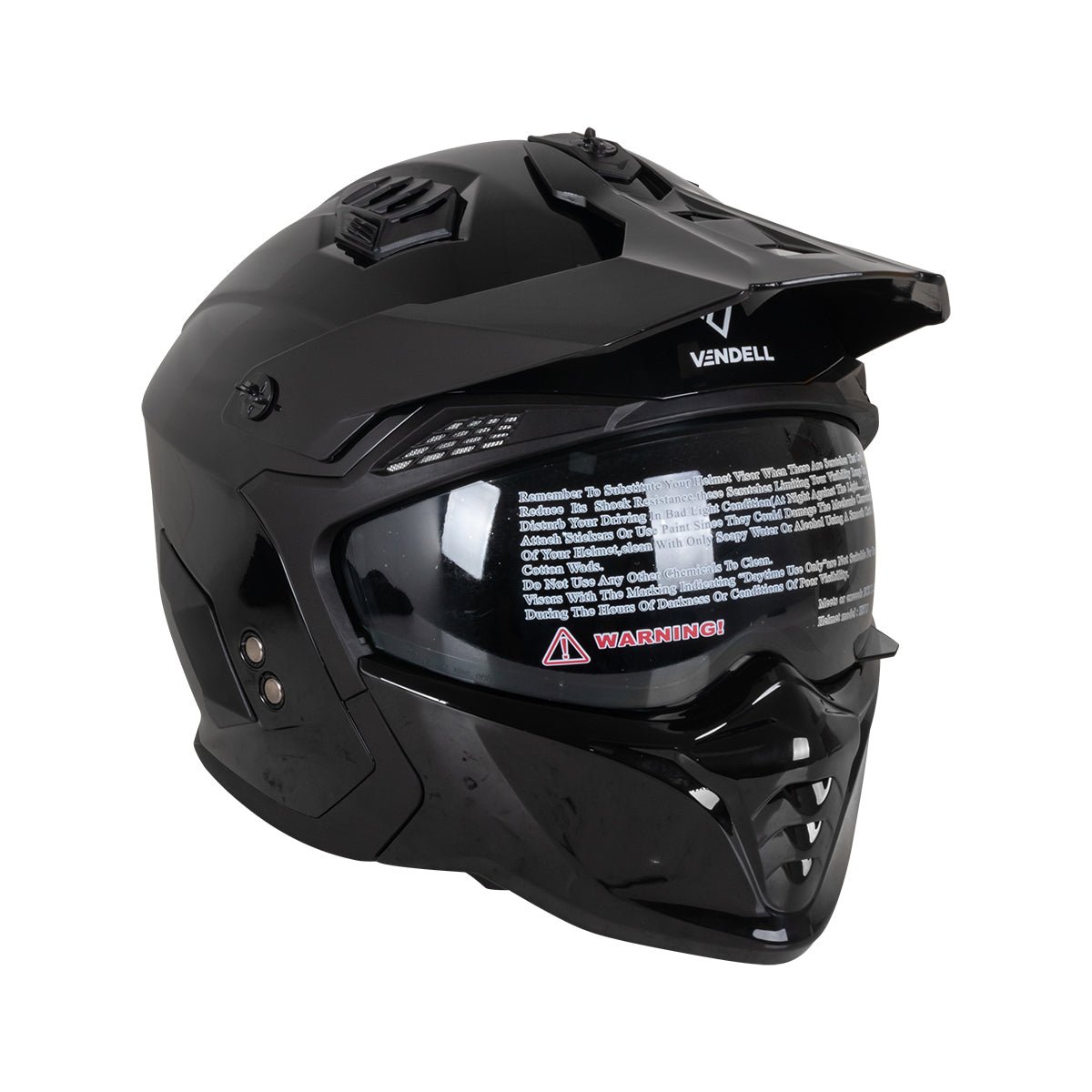 CASCO DESMONTABLE COMBAT NEGRO M VENDELL 711
