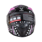 CASCO CERRADO DOBLE VISOR DOODLE LILA M VENDELL 129