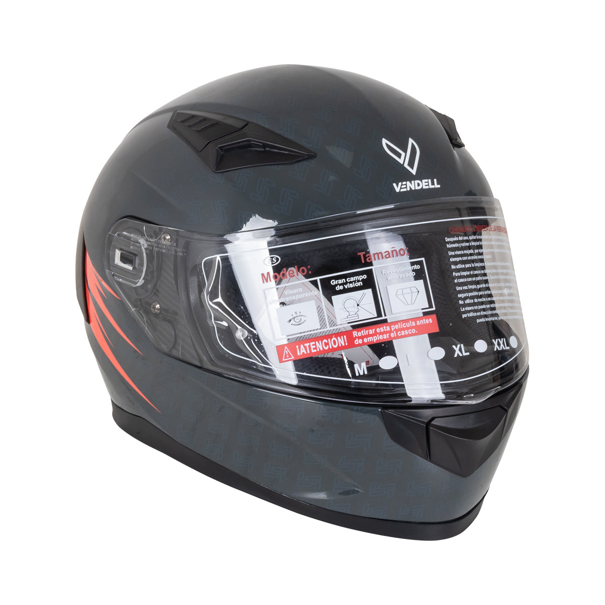 CASCO CERRADO DOBLE VISOR XXL VENDELL 129