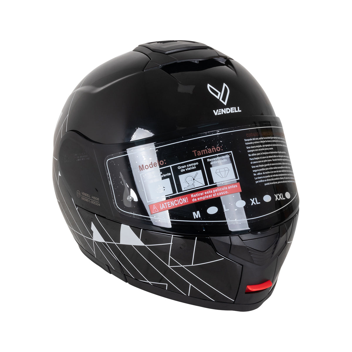 CASCO ABATIBLE DOBLE VISOR PYRAMID XL VENDELL 159