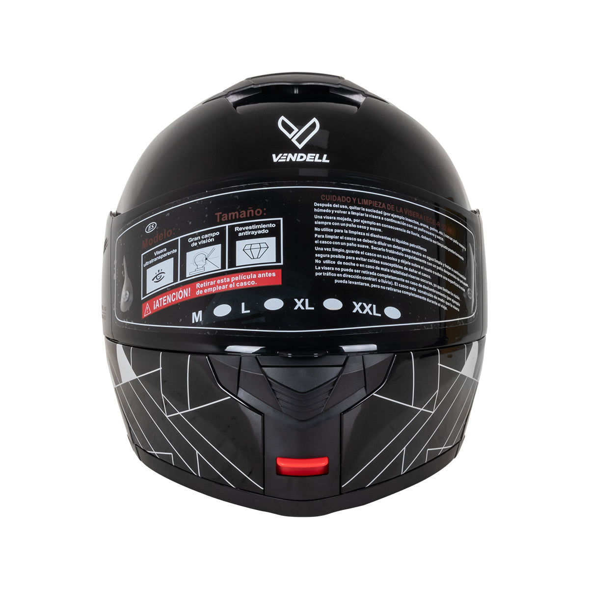 CASCO ABATIBLE DOBLE VISOR PYRAMID XL VENDELL 159
