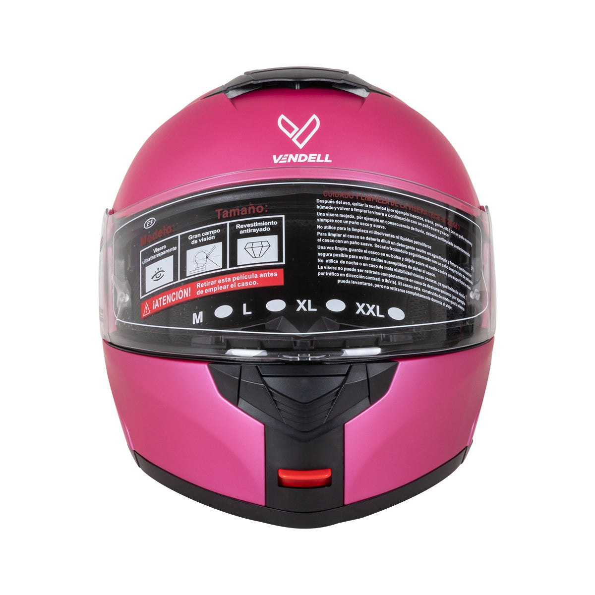CASCO ABATIBLE DOBLE VISOR ROSA M VENDELL 159