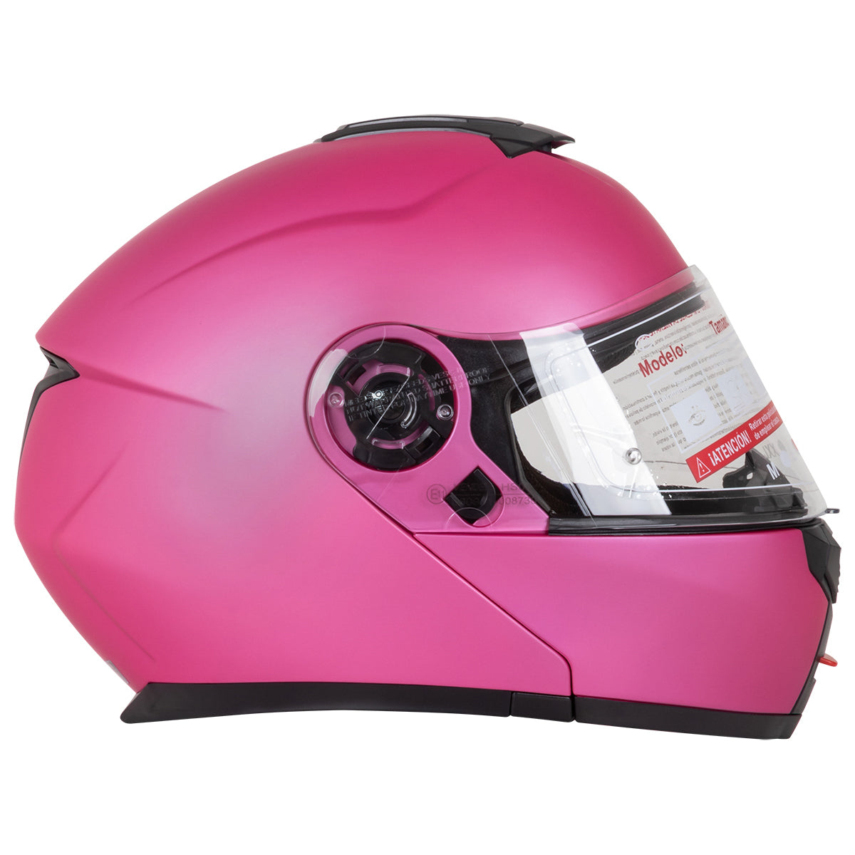 CASCO ABATIBLE DOBLE VISOR ROSA L VENDELL 159